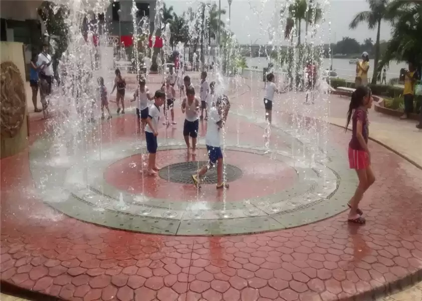 Tuxpan Square In ground Running Water Musical Fountain Project