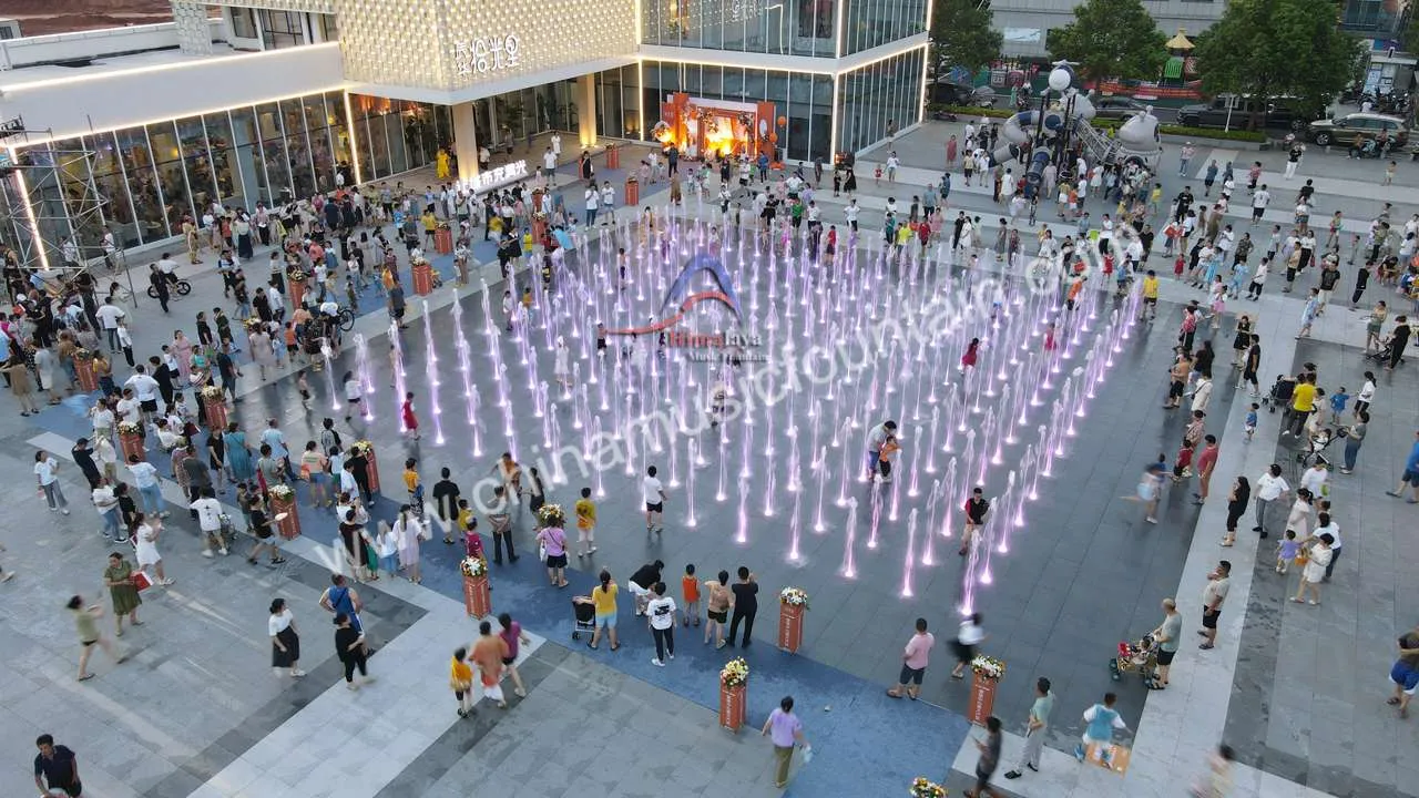 Chenhua Square Dry Deck musical dancing fountain manufacturer 2022