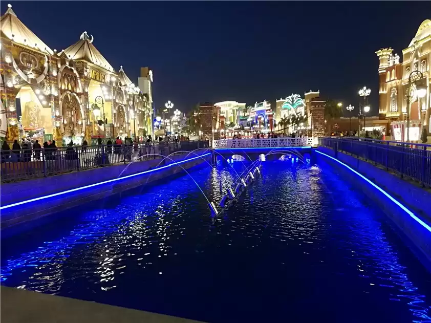 2018 Dubai Global Village Interactive Fountains, Dubai3