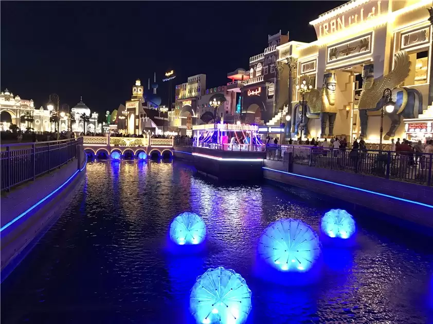 2018 Dubai Global Village Interactive Fountains, Dubai5