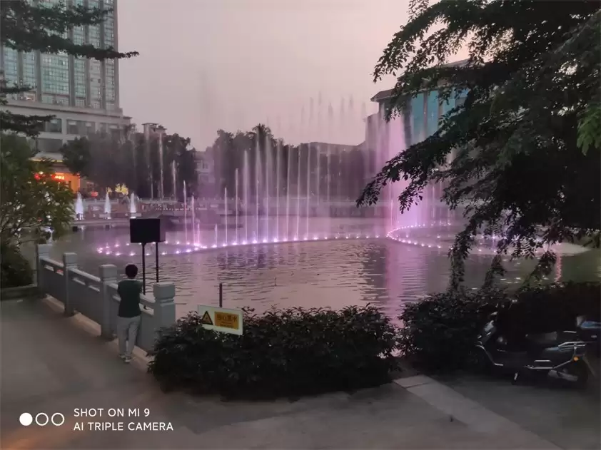 2022 Wenming Lake Musical Fountain Completed Successfully, China