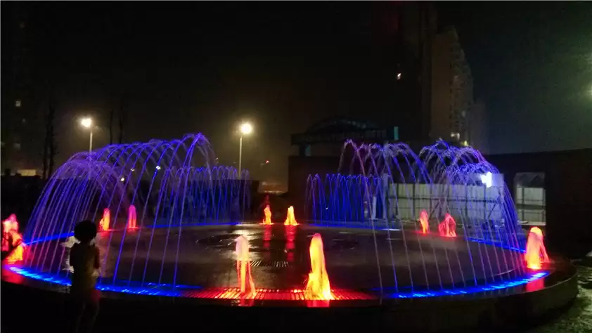 Changsha Airport Highway Entrance Musical Water Fountain Project China