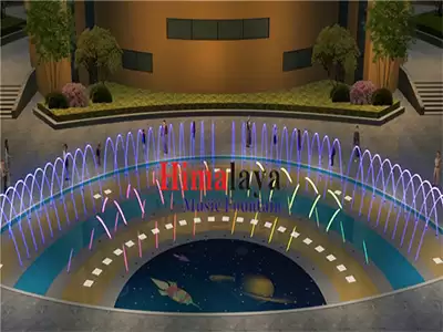 The Interactive Fountain Project Of The World Theme Park2
