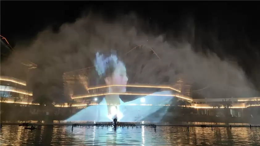 Water Show With Laser And Water Screen Movie Nanchang China 20212