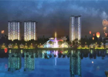 Musical dancing fountain