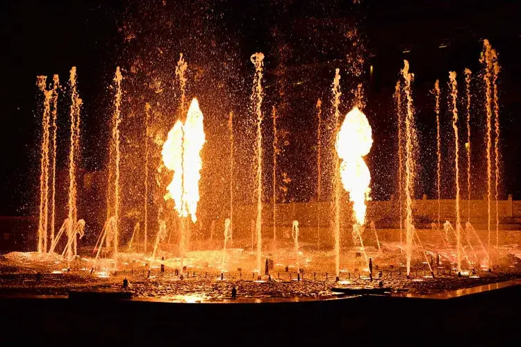 fire fountain
