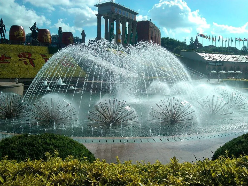 Musical fountain- dandelion fountain