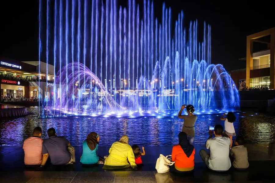 Dancing Fountain at Cairo Festival City Mall