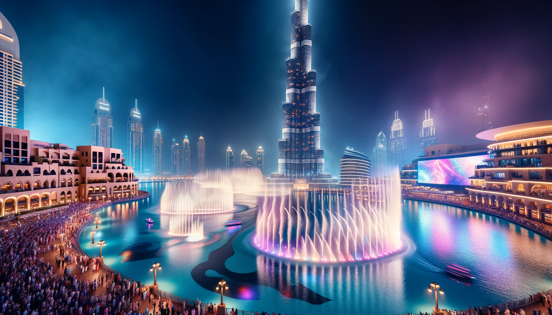 Dubai Water Fountain Show