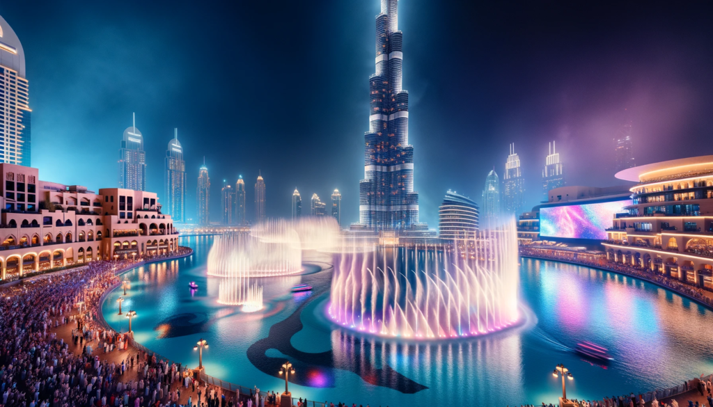 2- Dubai Water Fountain Show