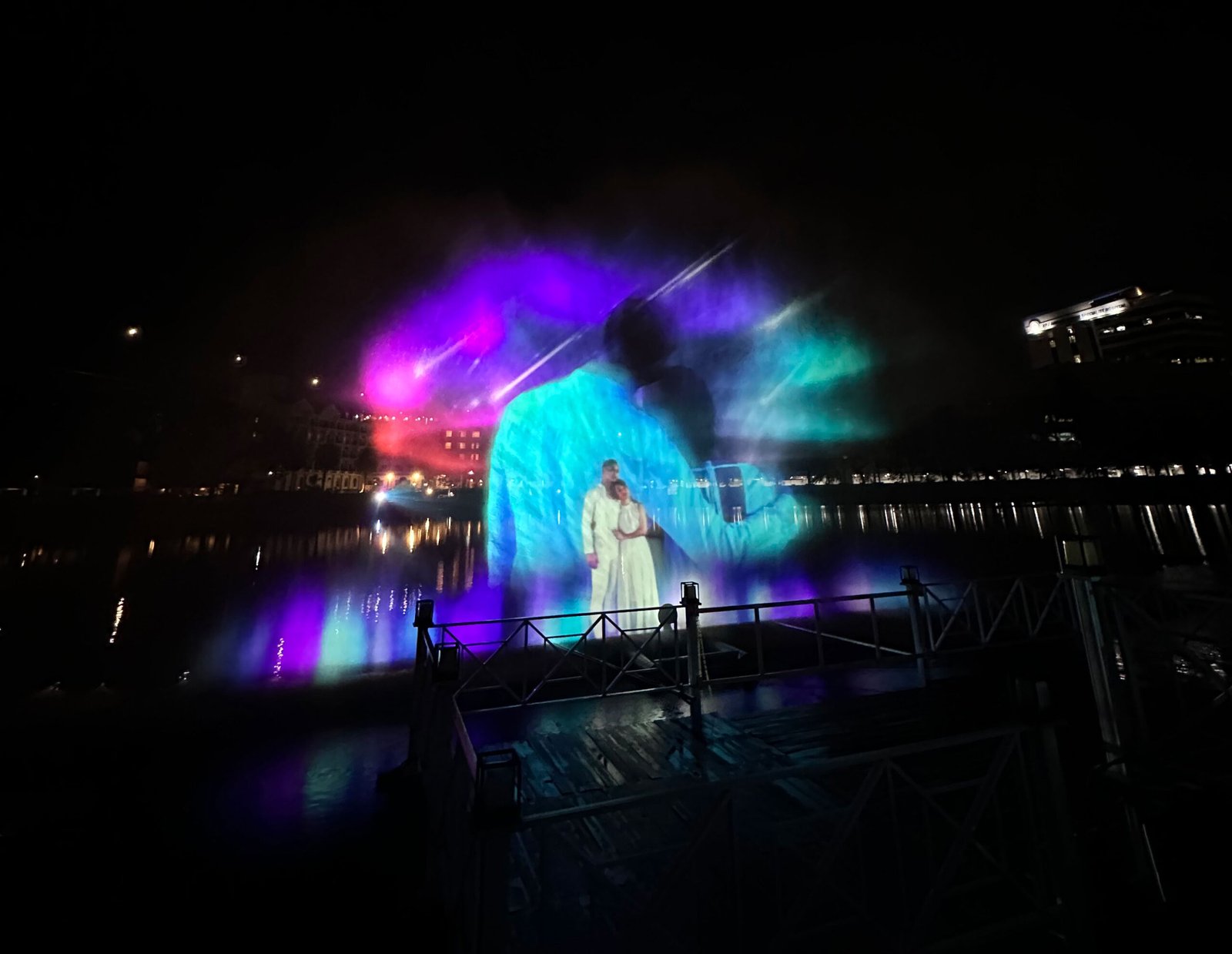 Water Screen Projection Fountain for Events – Malaysia