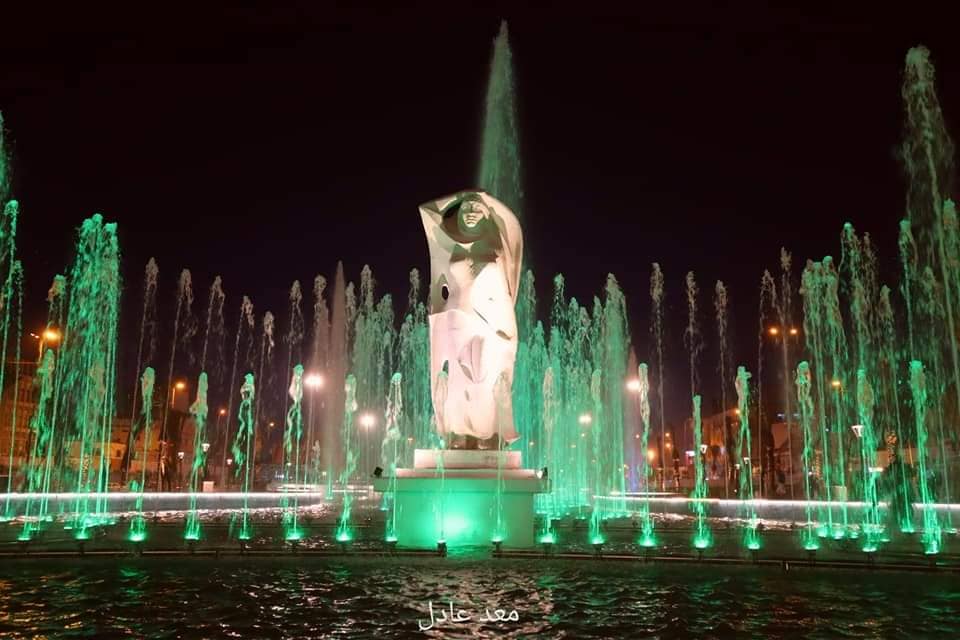 dancing water features