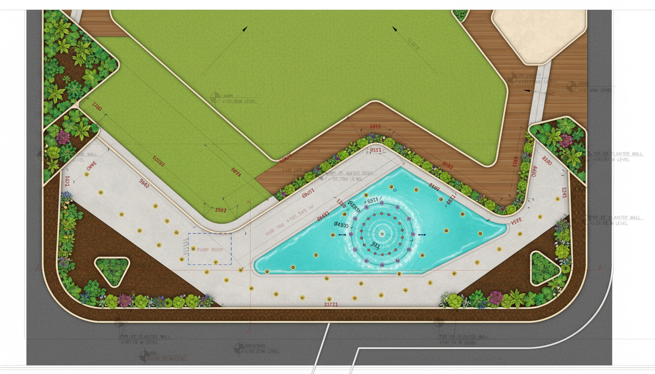 News 3 Design rendering of the 30th musical fountain project in India by Himalaya