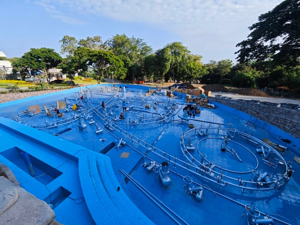 musical fountain