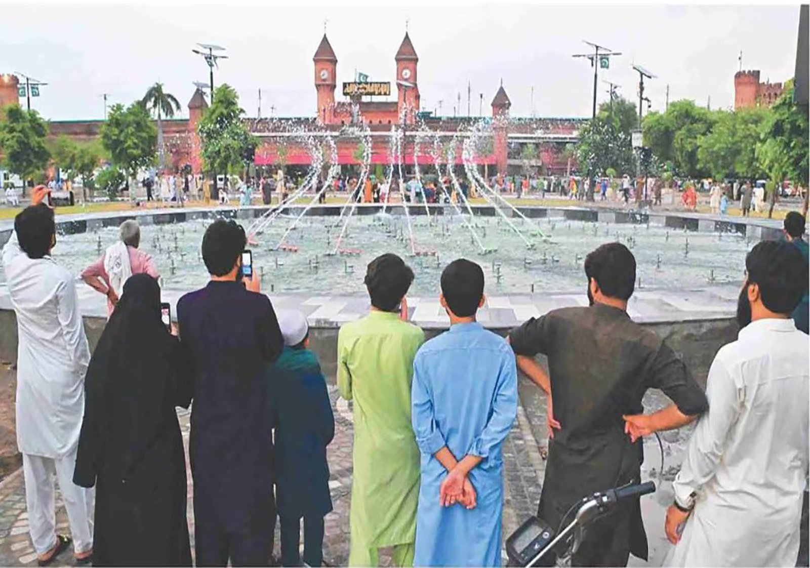 dancing fountain